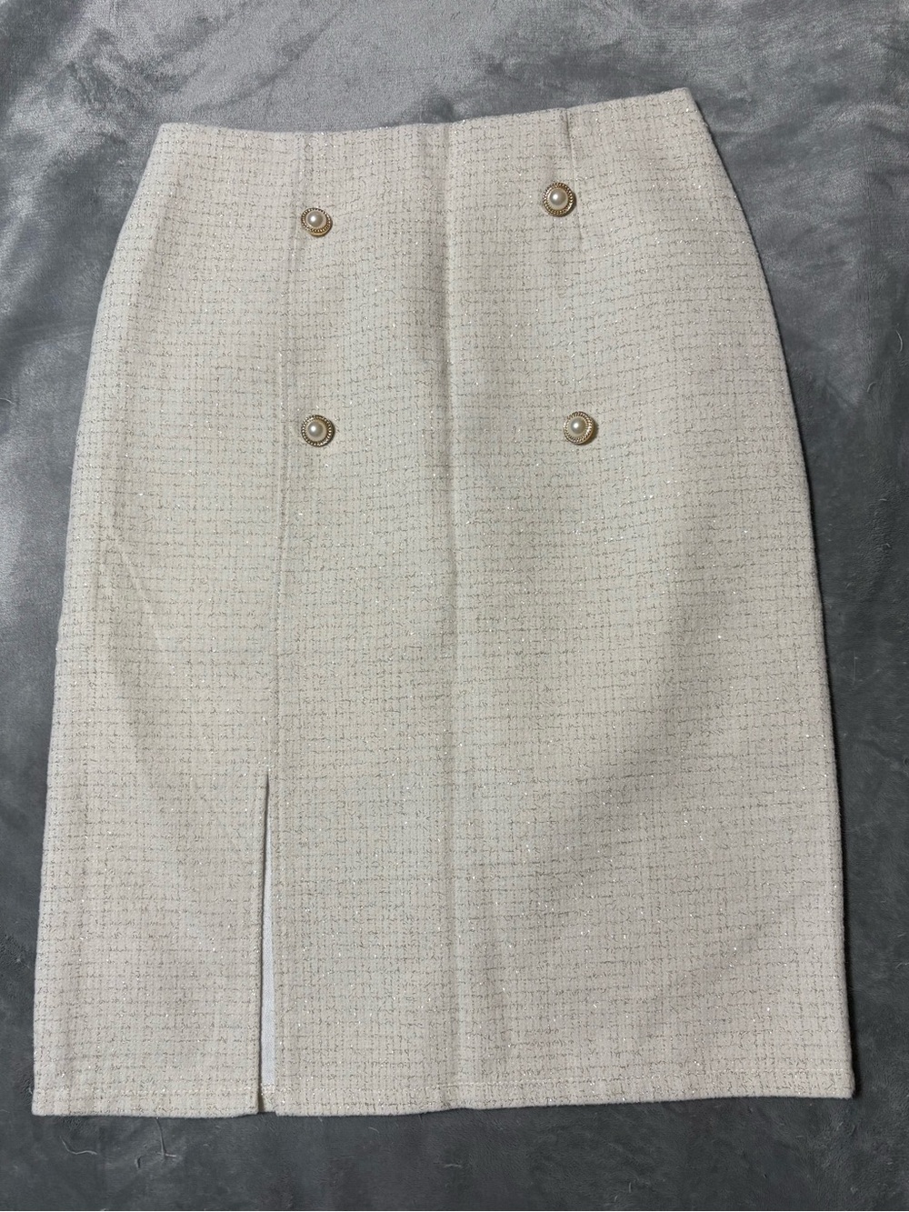 Tweed Pencil Office Skirt